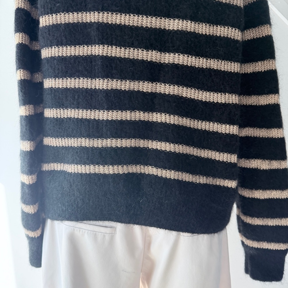 Sézane Trudy Mohair Sweater | Parisian Chic Fluffy Knit | French Girl Luxury - S - Picture 9 of 13